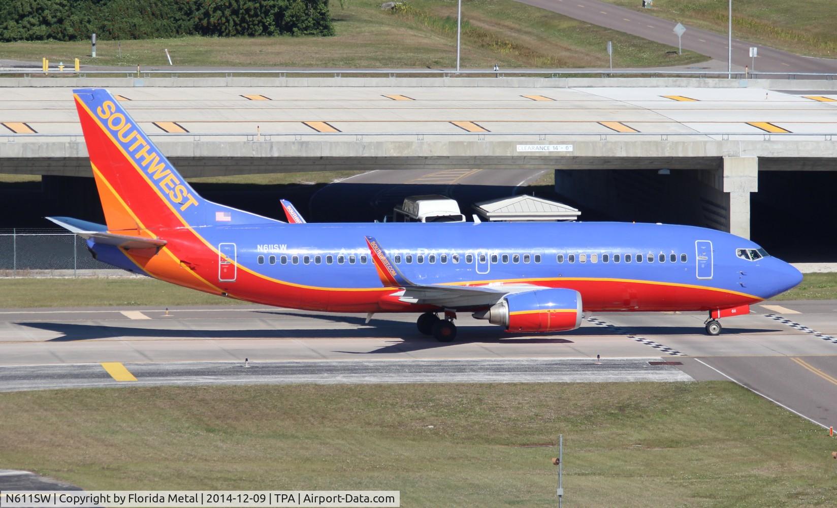 N611SW, 1995 Boeing 737-3H4 C/N 27697, Southwest