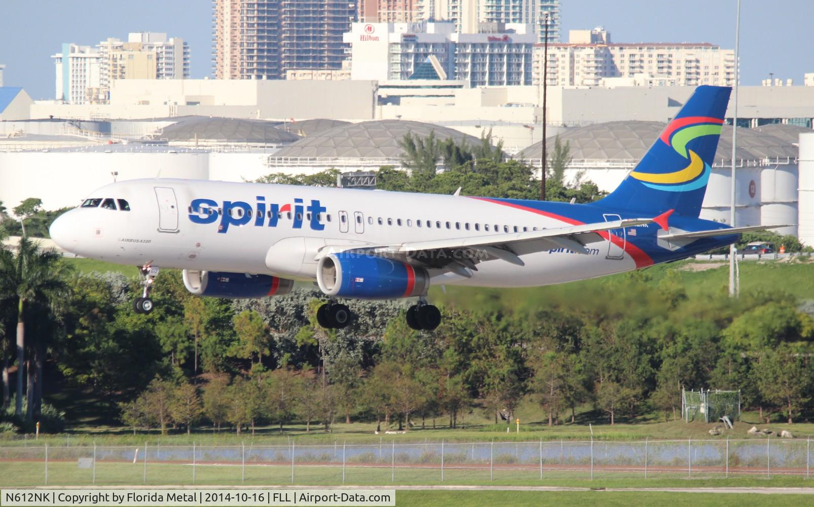 N612NK, 2012 Airbus A320-232 C/N 5029, Spirit