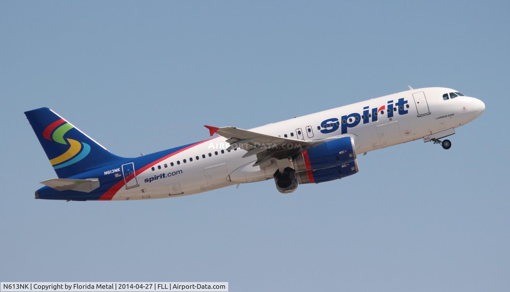 N613NK, 2012 Airbus A320-232 C/N 5042, Spirit