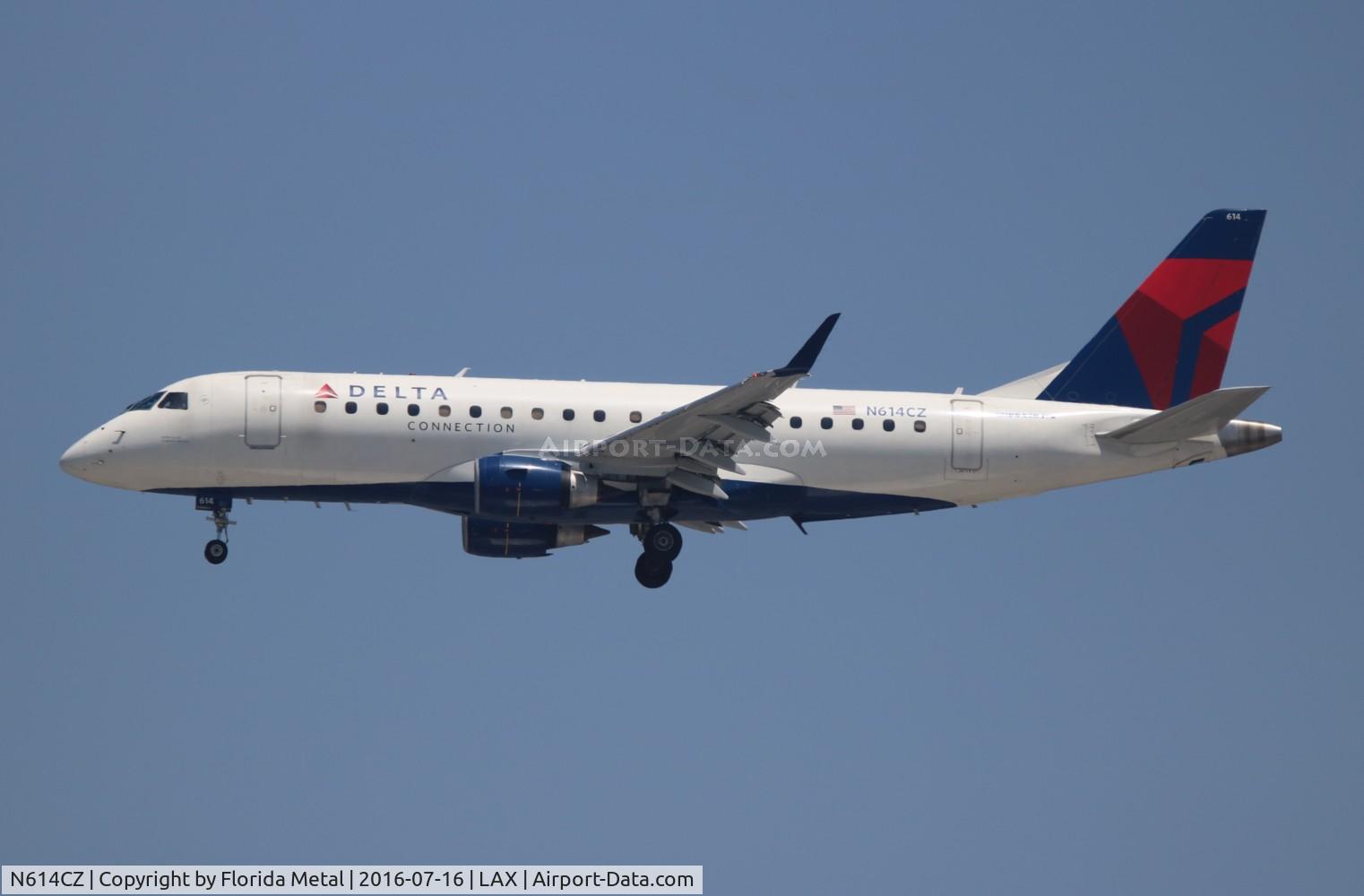 N614CZ, 2008 Embraer 175LR (ERJ-170-200LR) C/N 17000205, Delta