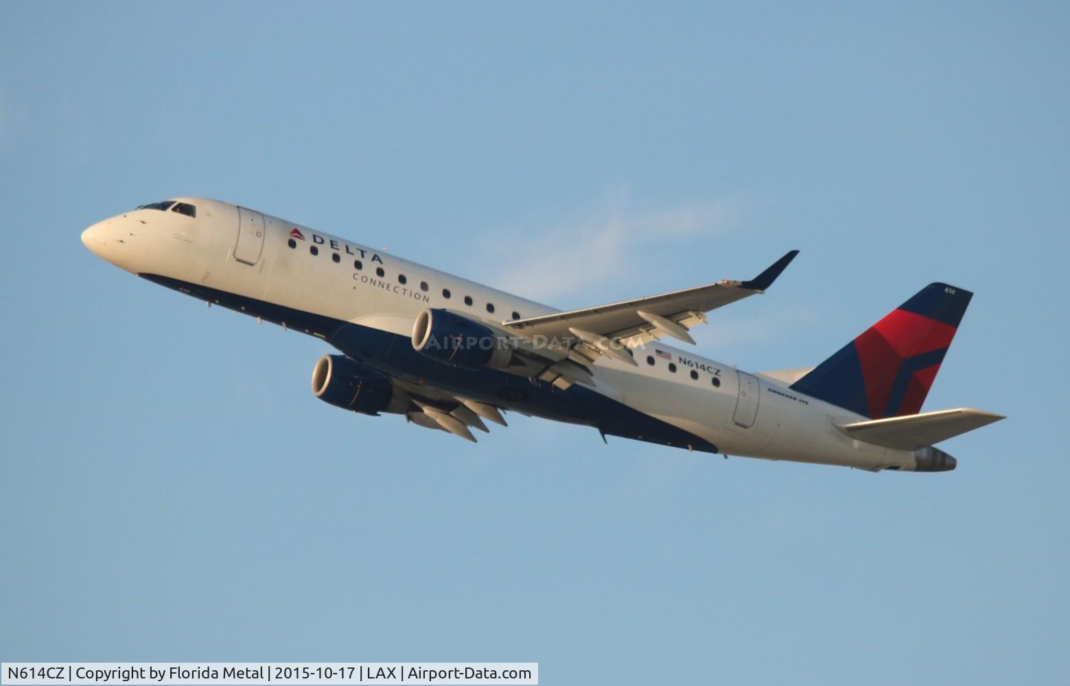 N614CZ, 2008 Embraer 175LR (ERJ-170-200LR) C/N 17000205, Delta Connection