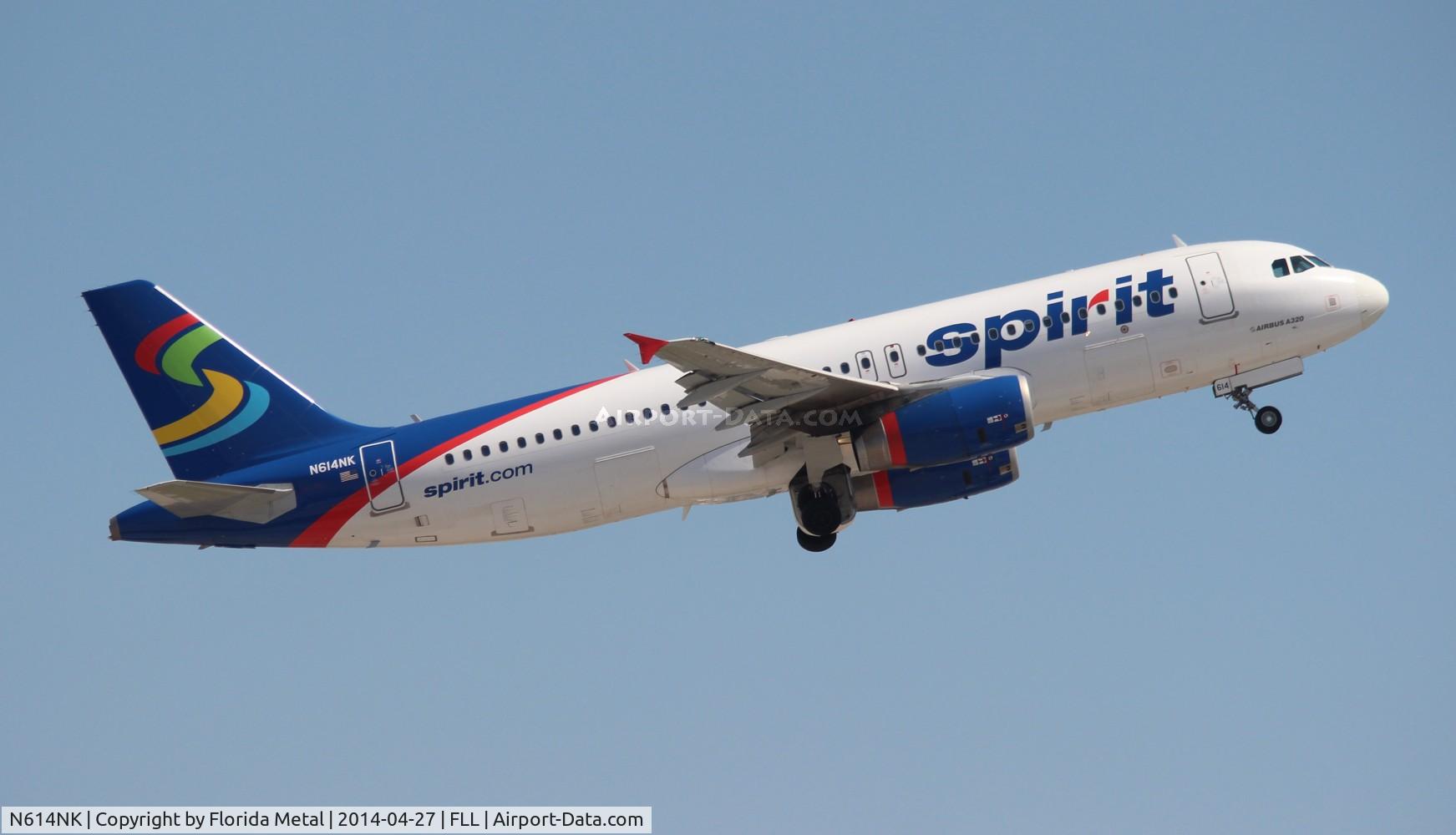 N614NK, 2012 Airbus A320-232 C/N 5132, Spirit