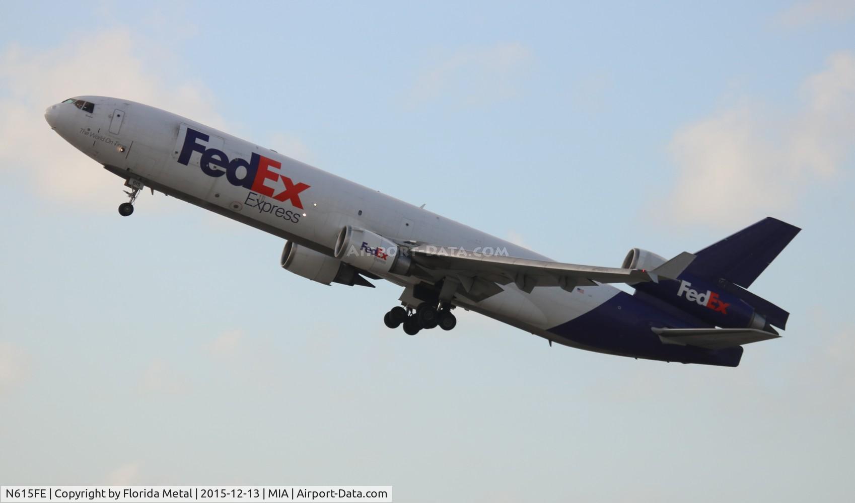 N615FE, 1996 McDonnell Douglas MD-11F C/N 48767, Fed Ex