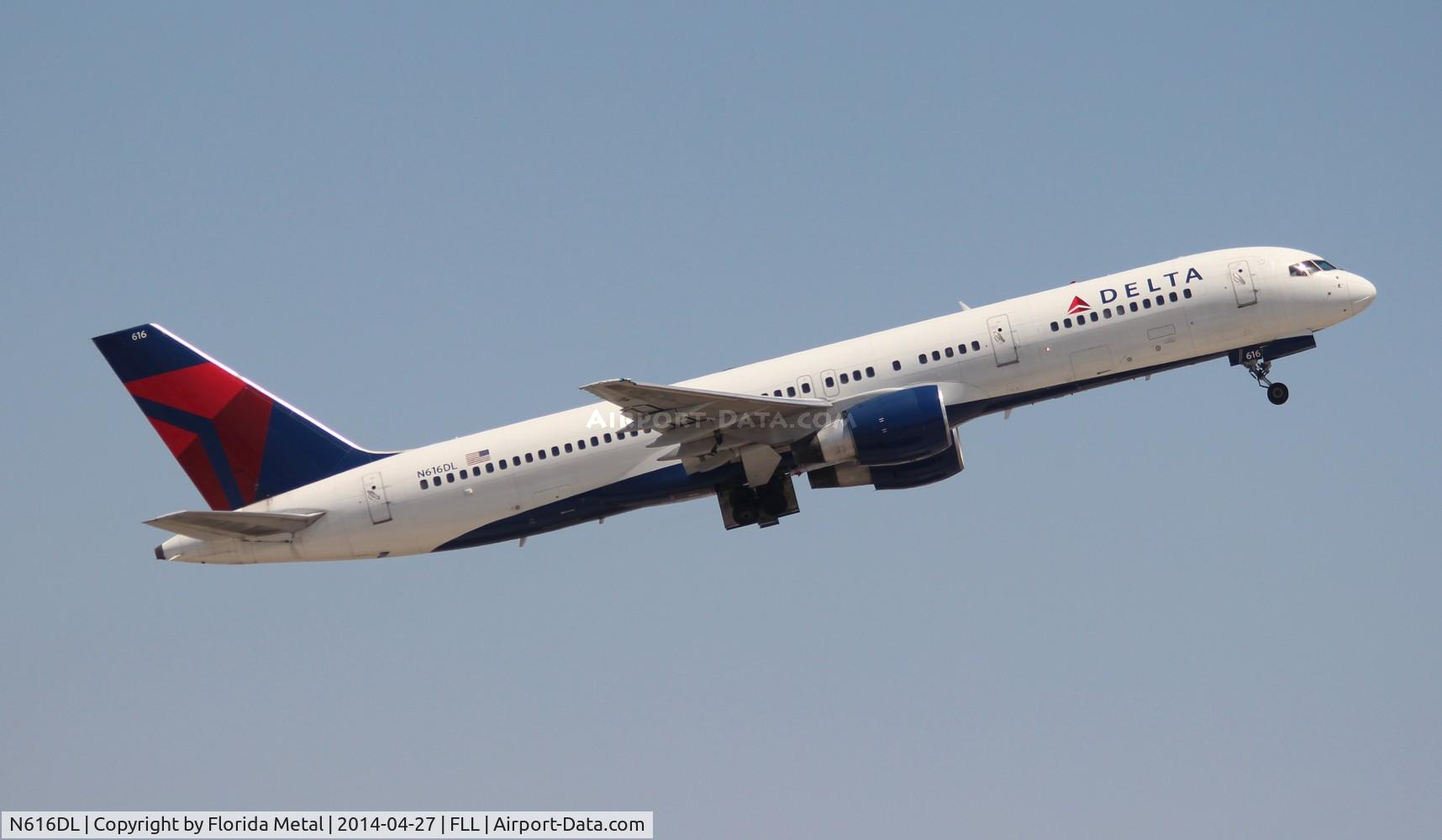 N616DL, 1986 Boeing 757-232 C/N 22823, Delta