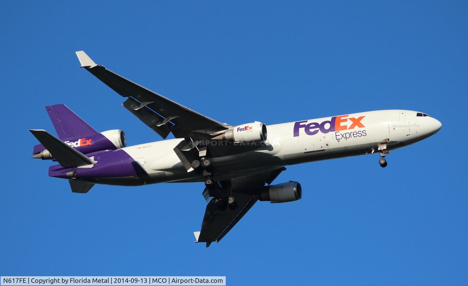N617FE, 1995 McDonnell Douglas MD-11F C/N 48748, Fed Ex