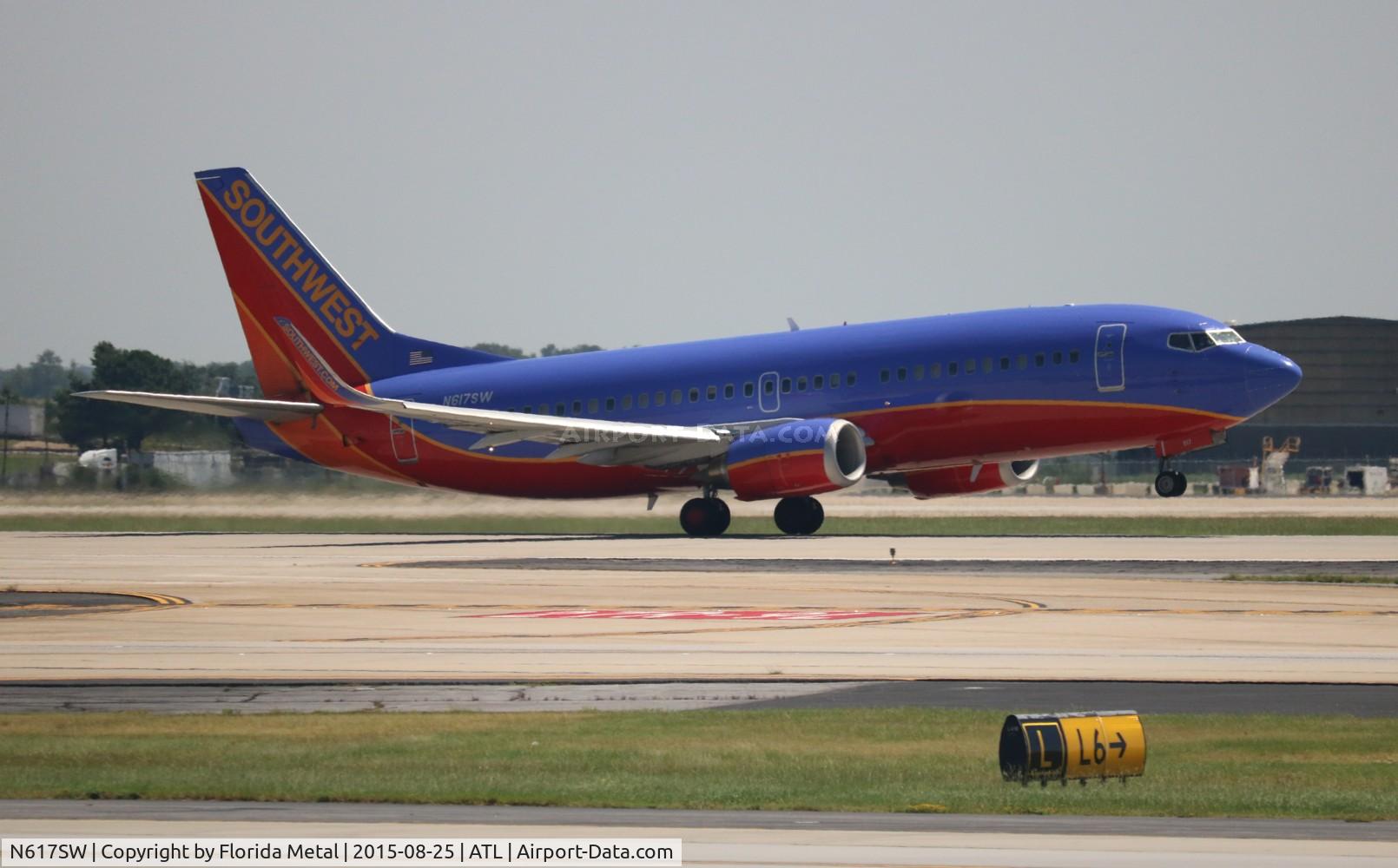 N617SW, 1995 Boeing 737-3H4 C/N 27700, Southwest