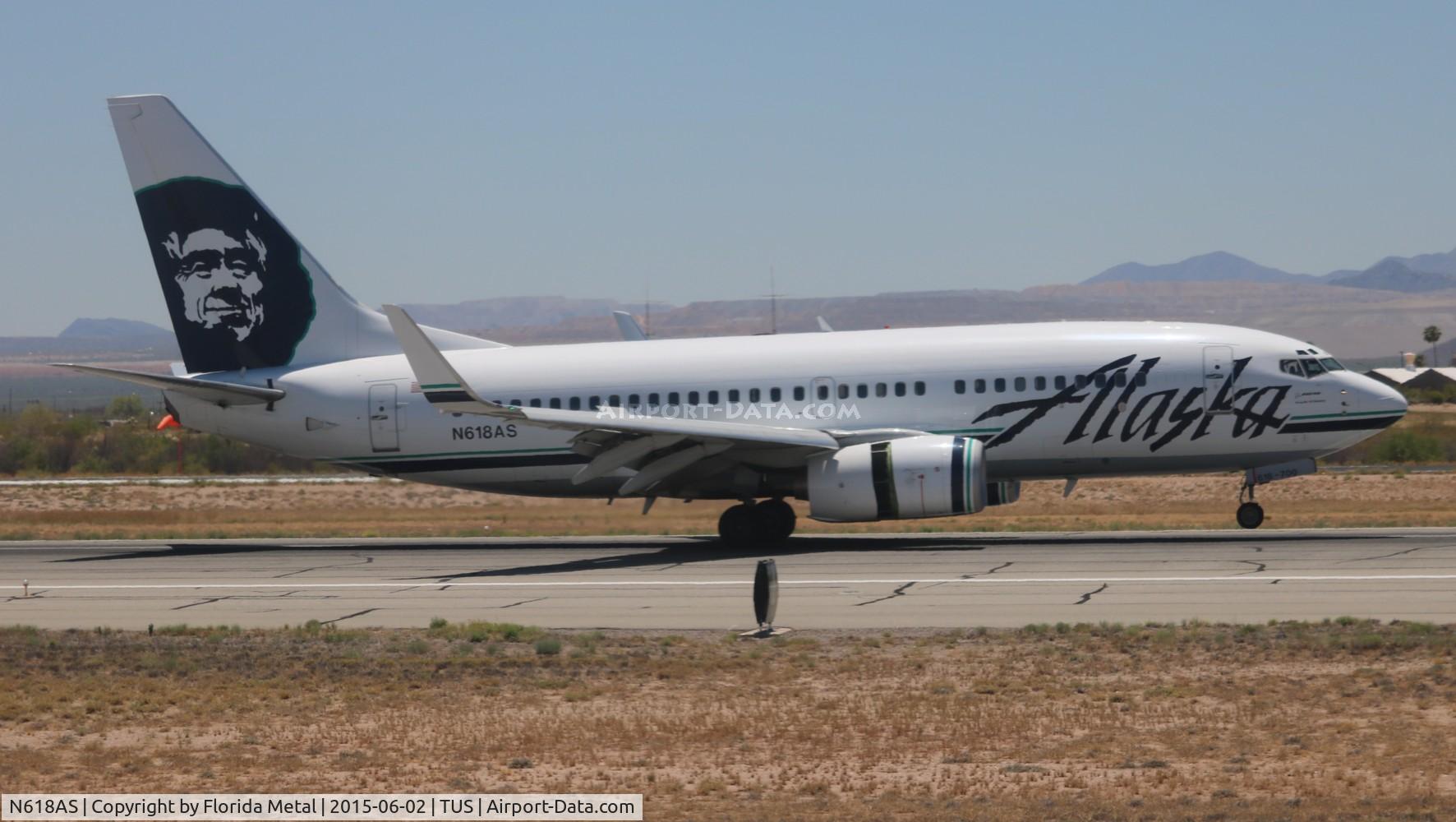 N618AS, 2000 Boeing 737-790 C/N 30543, Alaska