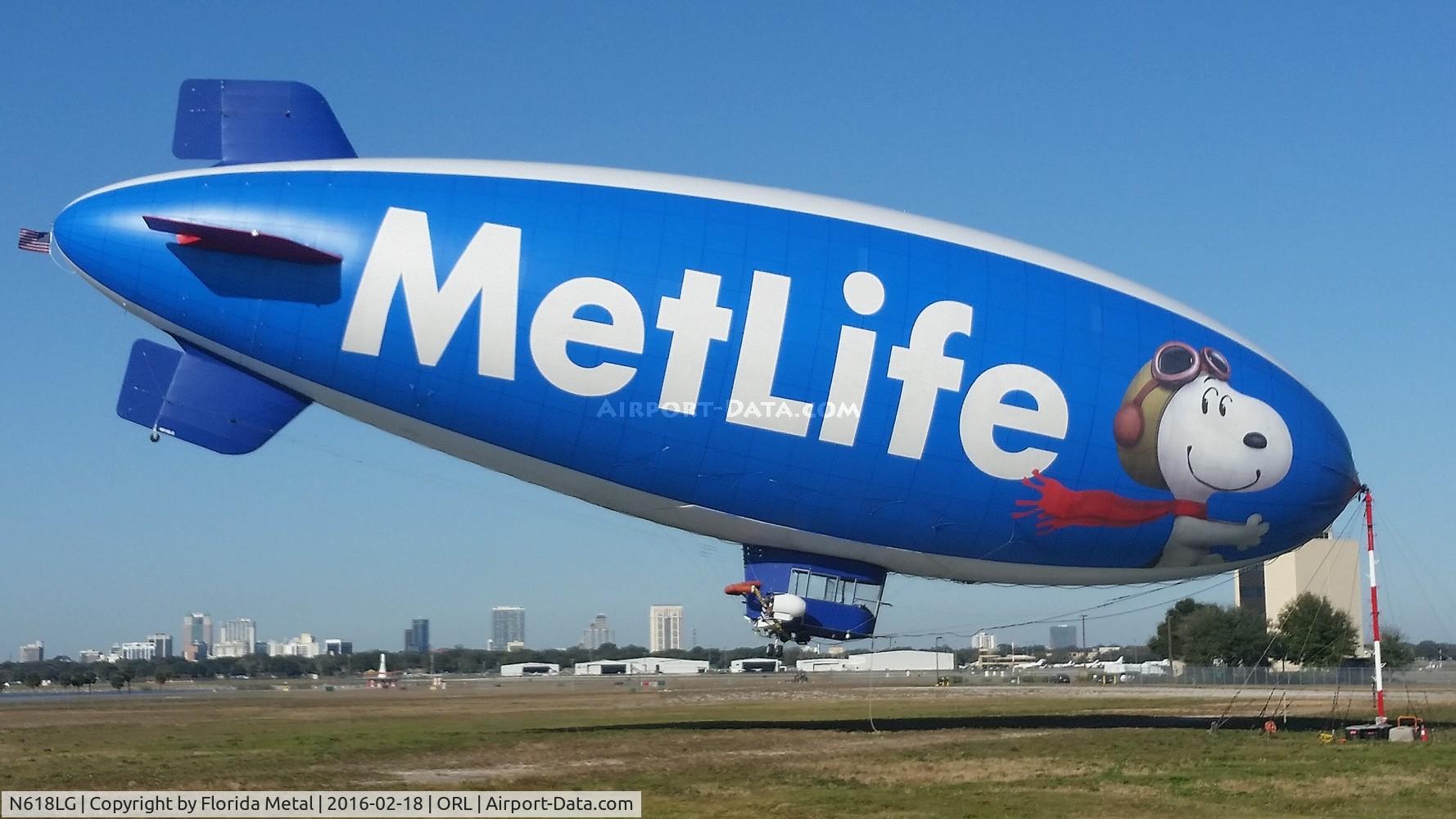 N618LG, 2000 American Blimp Corp A-60+ C/N 018, Snoopy Movie