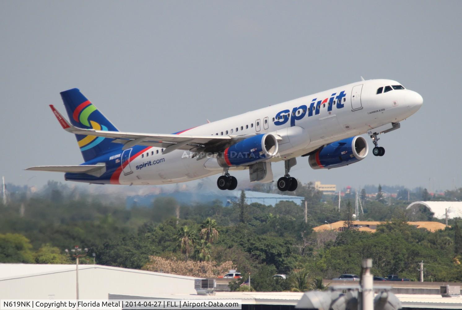 N619NK, 2013 Airbus A320-232 C/N 5517, Spirit A320
