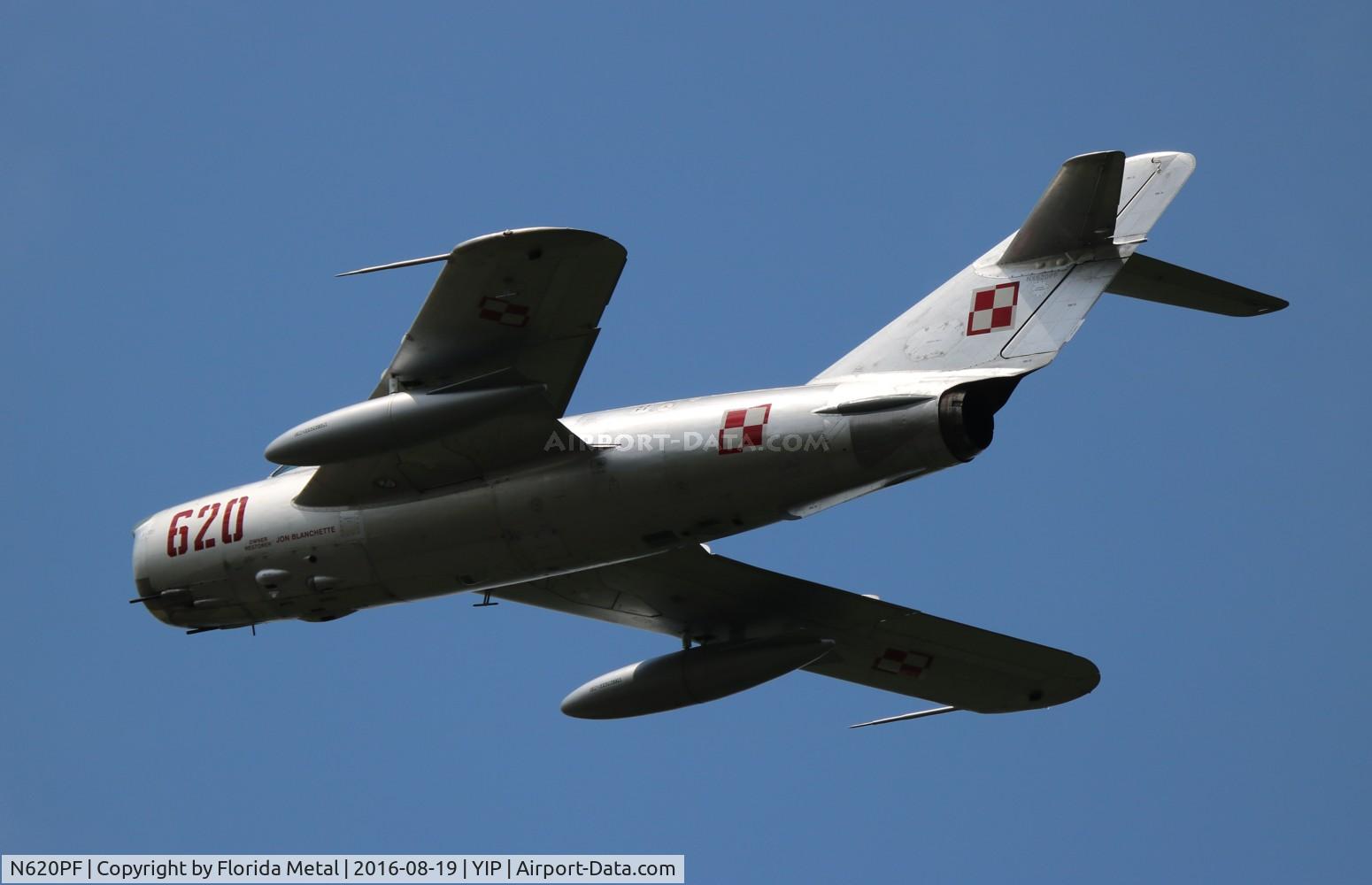 N620PF, 1960 PZL-Mielec Lim-5 (MiG-17F) C/N 1D0620, Mig-17