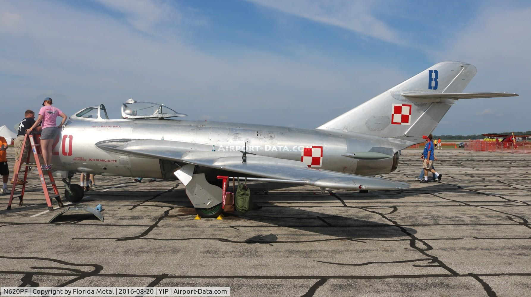 N620PF, 1960 PZL-Mielec Lim-5 (MiG-17F) C/N 1D0620, Mig-17