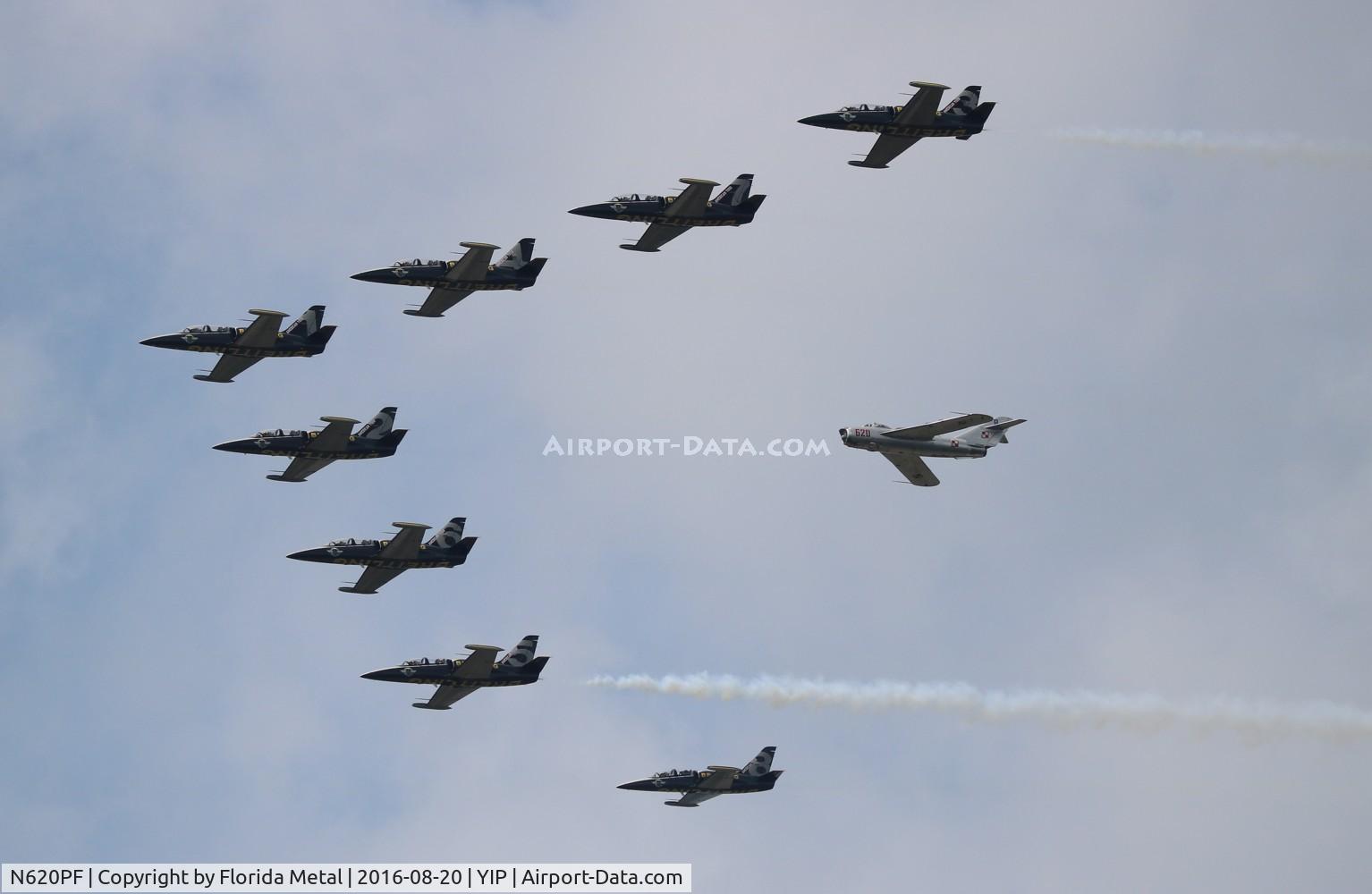 N620PF, 1960 PZL-Mielec Lim-5 (MiG-17F) C/N 1D0620, Mig 17 with Brietling Jet Team