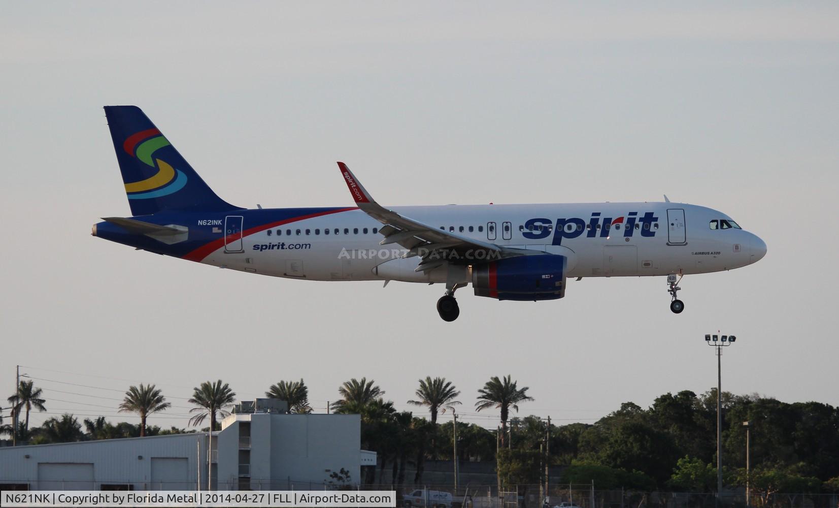 N621NK, 2013 Airbus A320-232 C/N 5672, Spirit