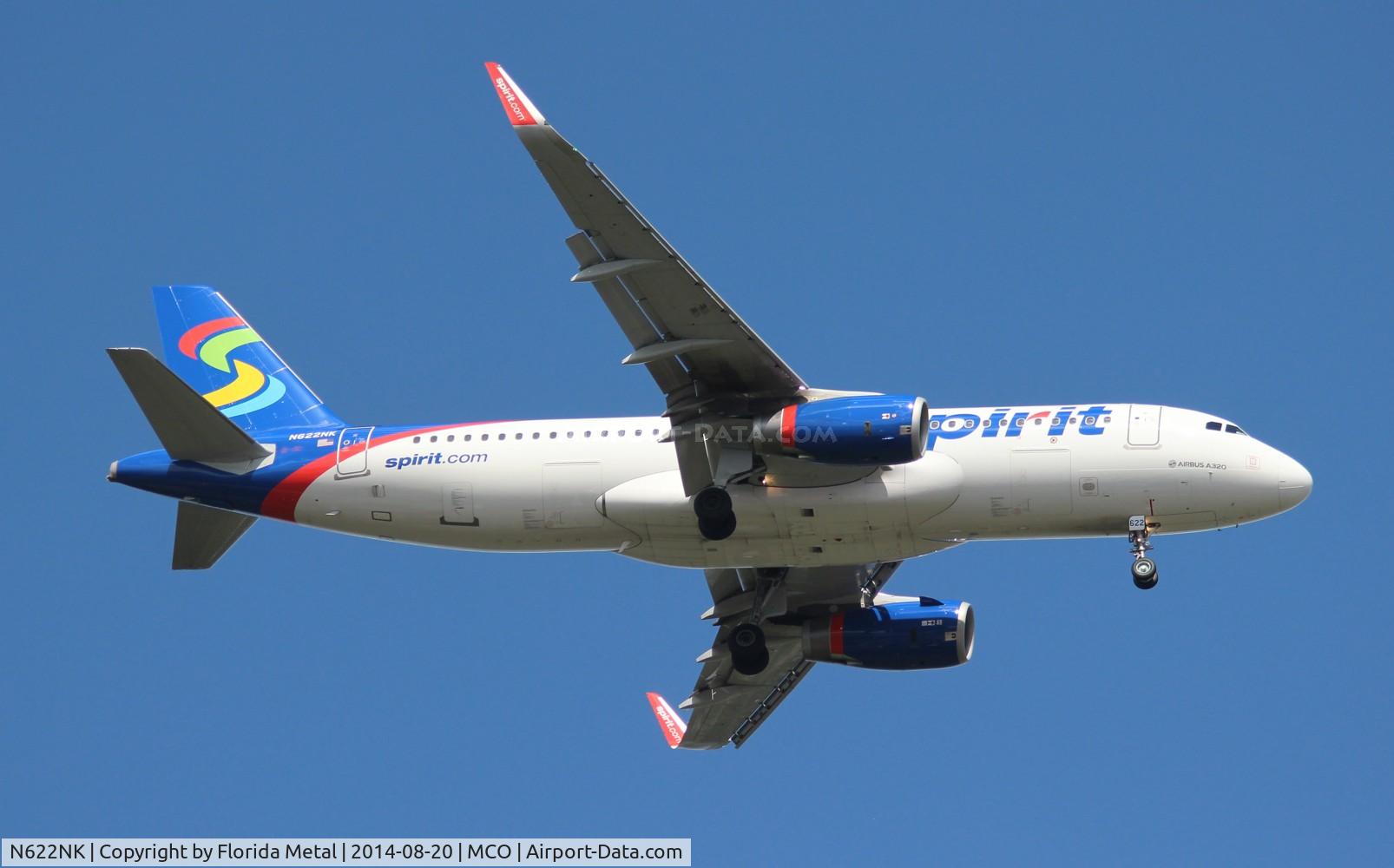 N622NK, 2013 Airbus A320-232 C/N 5804, Spirit