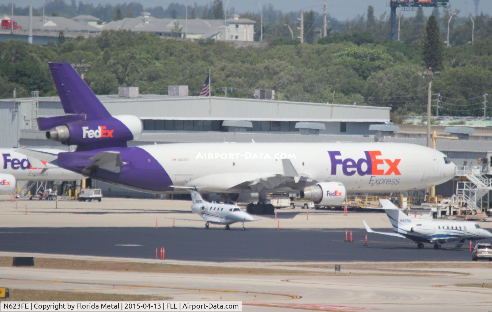 N623FE, 1999 McDonnell Douglas MD-11F C/N 48794, Fed Ex