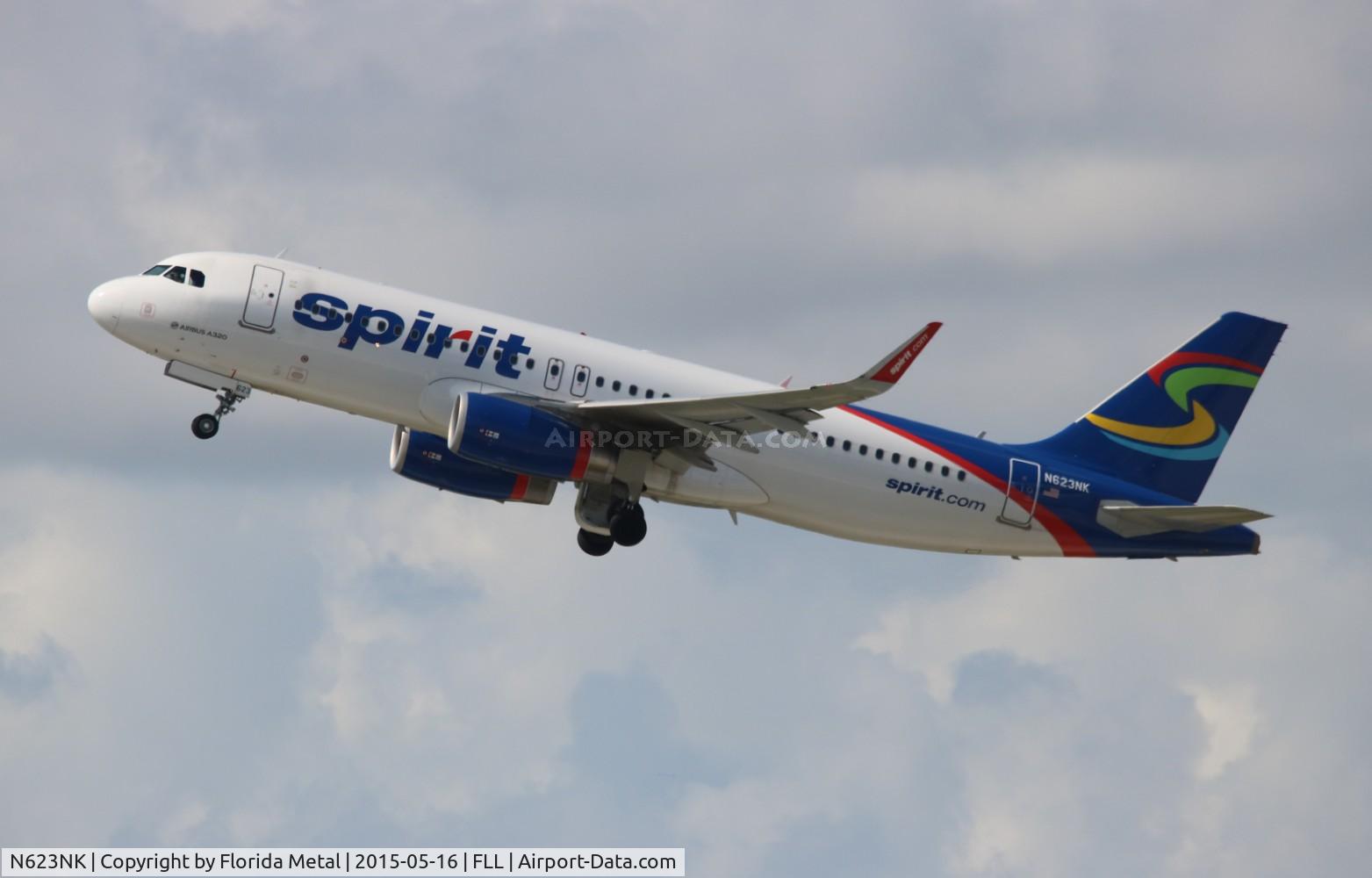 N623NK, 2013 Airbus A320-232 C/N 5861, Spirit