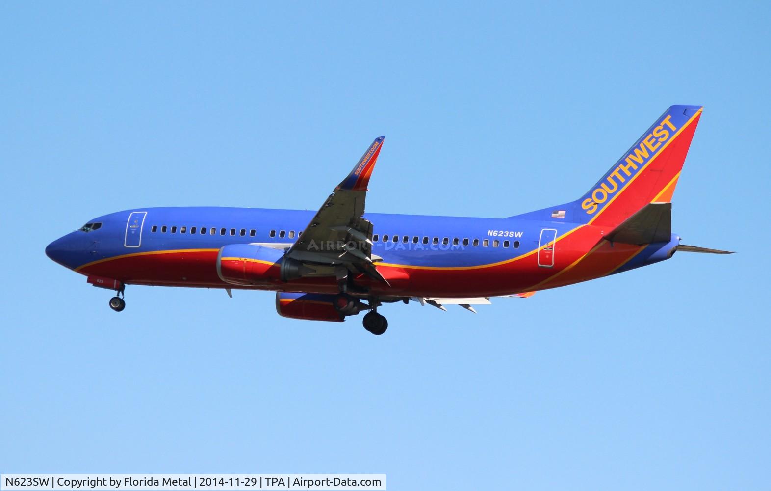 N623SW, 1996 Boeing 737-3H4 C/N 27933, Southwest
