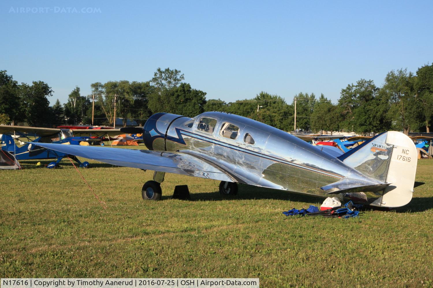 N17616, 1938 Spartan 7W Executive C/N 15, 1938 Spartan 7W, c/n: 15
