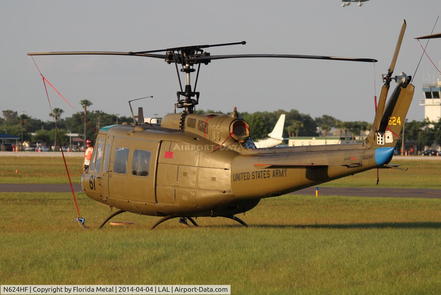N624HF, 1966 Bell UH-1D Iroquois C/N 8819, UH-1H