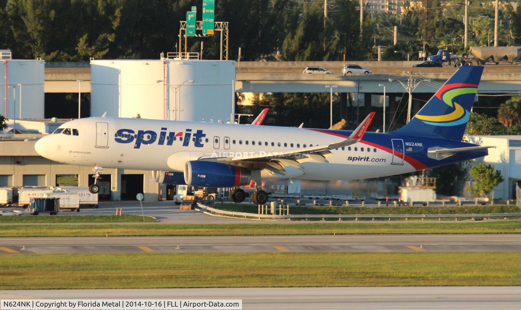 N624NK, 2013 Airbus A320-232 C/N 5880, Spirit