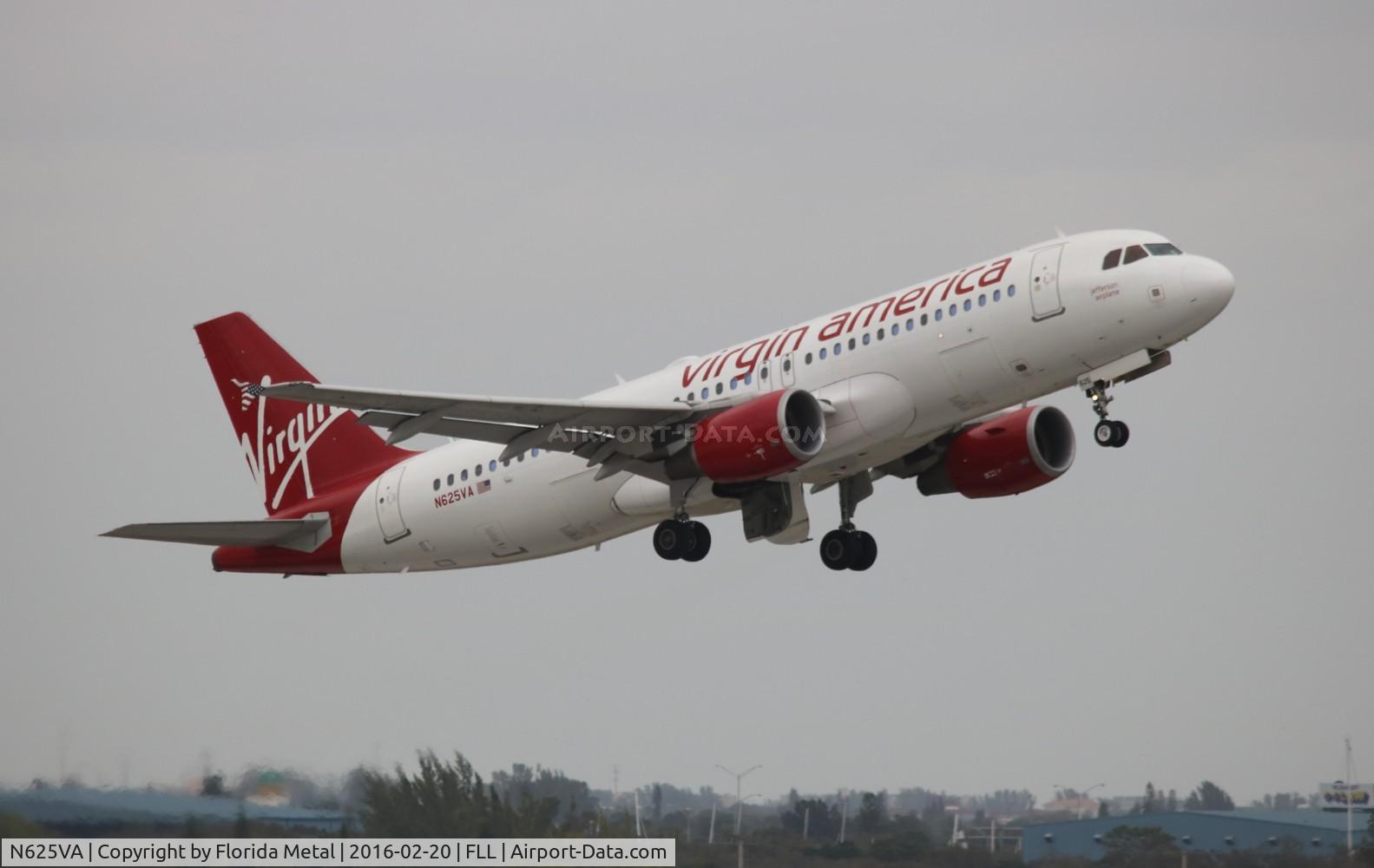 N625VA, 2006 Airbus A320-214 C/N 2800, Virgin America