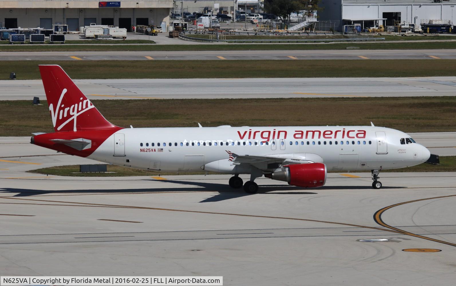 N625VA, 2006 Airbus A320-214 C/N 2800, Virgin America