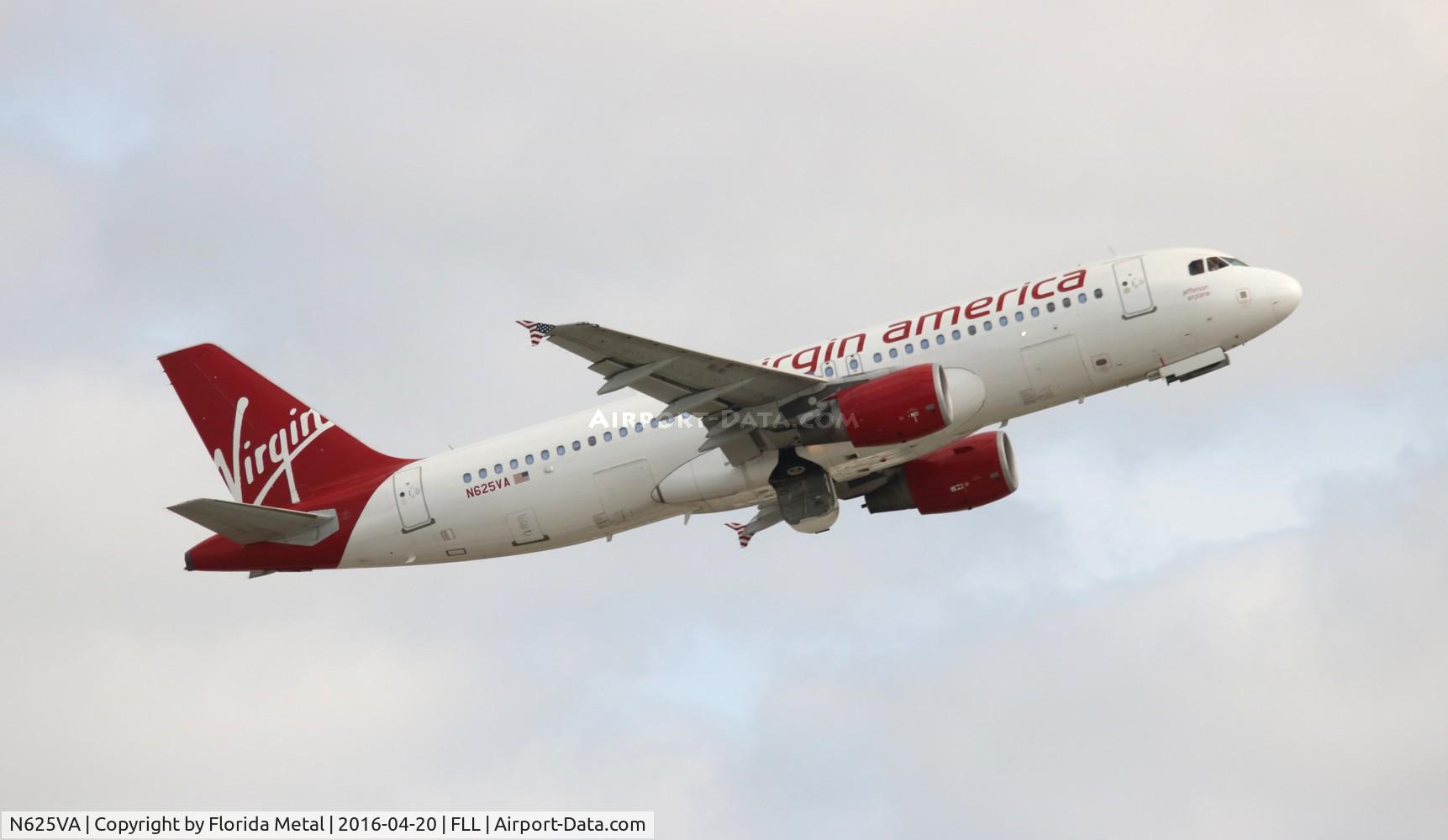 N625VA, 2006 Airbus A320-214 C/N 2800, Virgin America