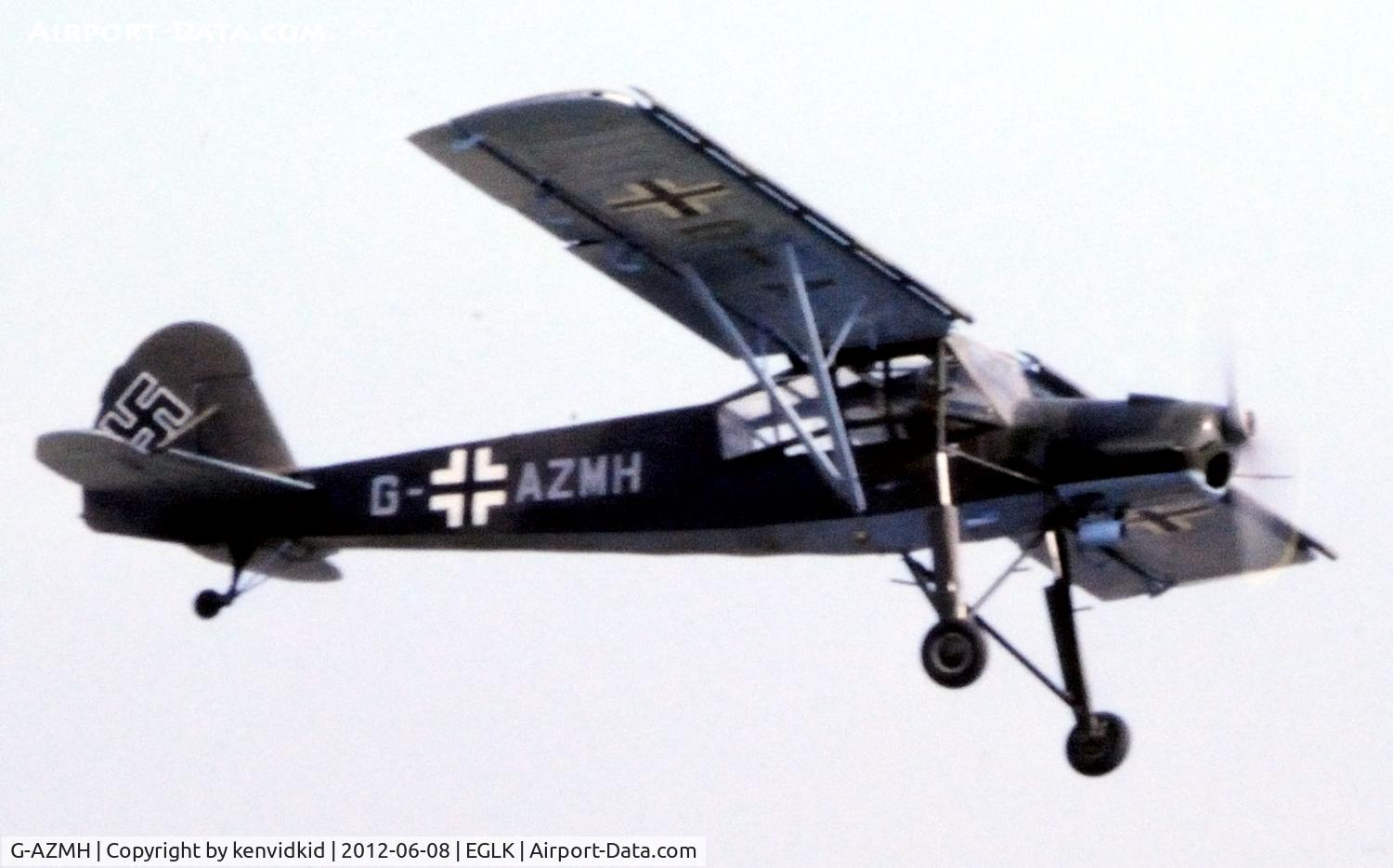 G-AZMH, 1951 Morane-Saulnier MS-500 Criquet C/N 637, At Blackbushe.
