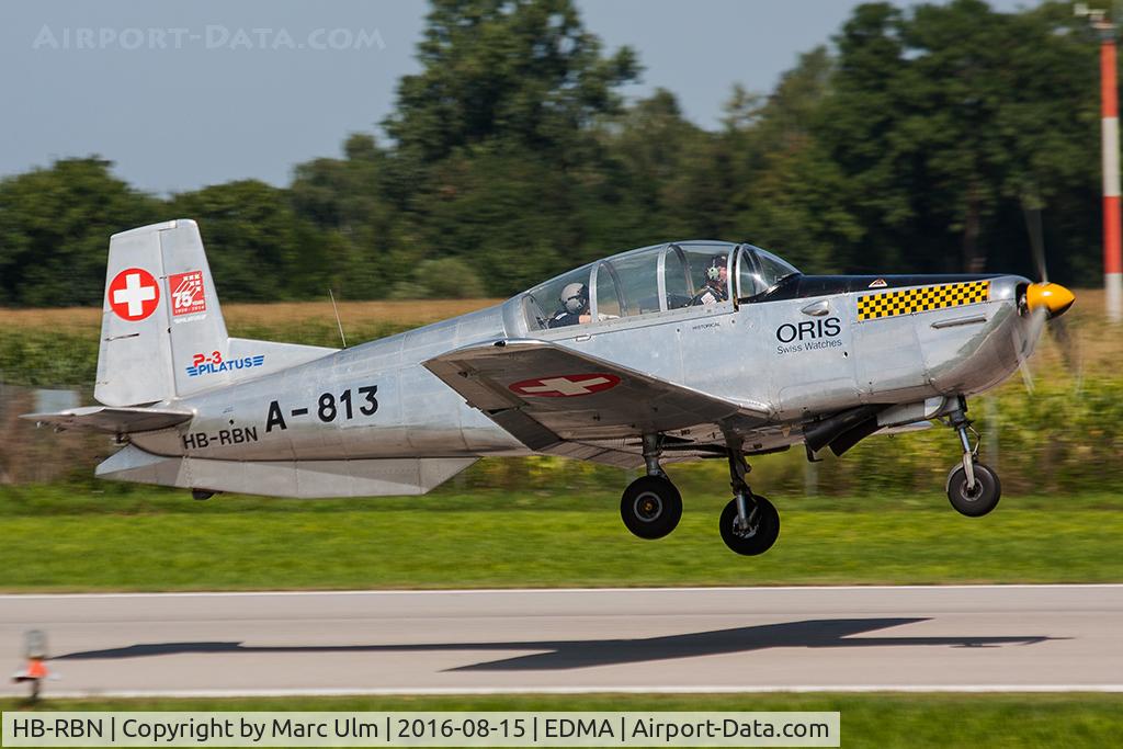 HB-RBN, 1956 Pilatus P3-03 C/N 330-12, Take off EDMA.