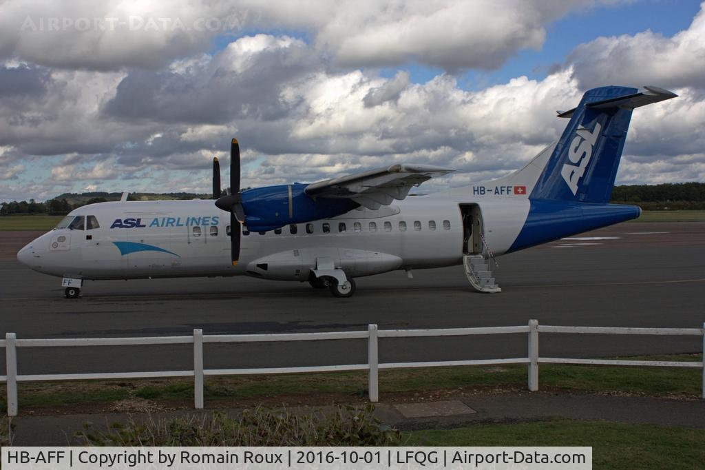HB-AFF, 1991 ATR 42-320 C/N 264, Parked