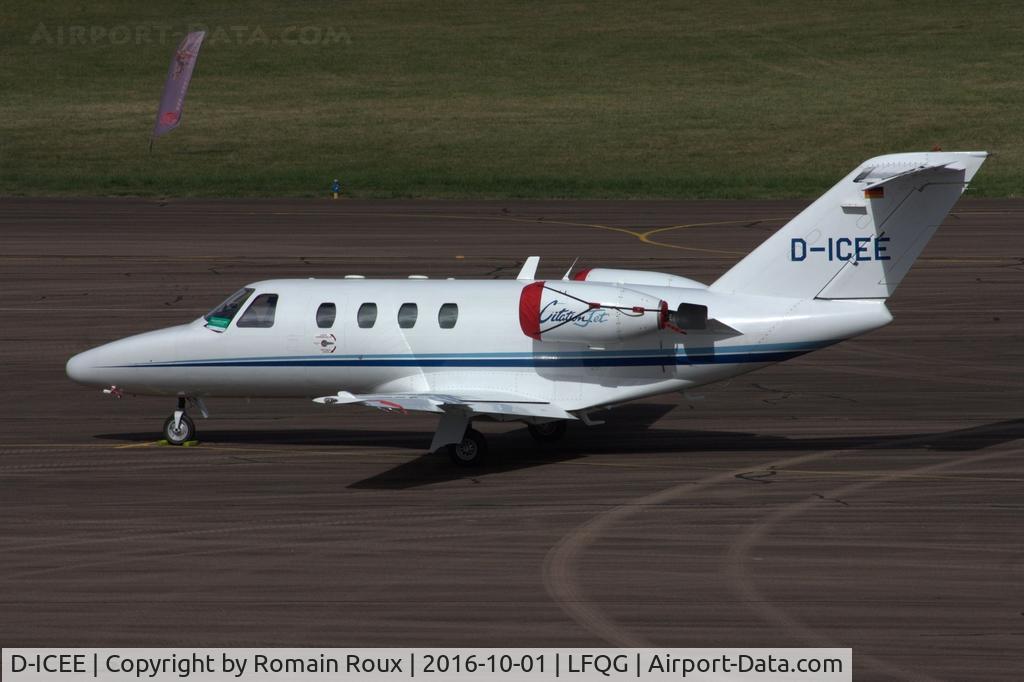 D-ICEE, 1995 Cessna 525 CitationJet C/N 525-0096, Parked