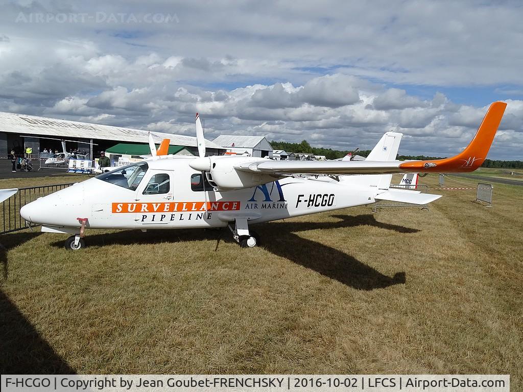 F-HCGO, Tecnam P-2006T C/N 025, Air Marine SARL (surveillance pipeline)