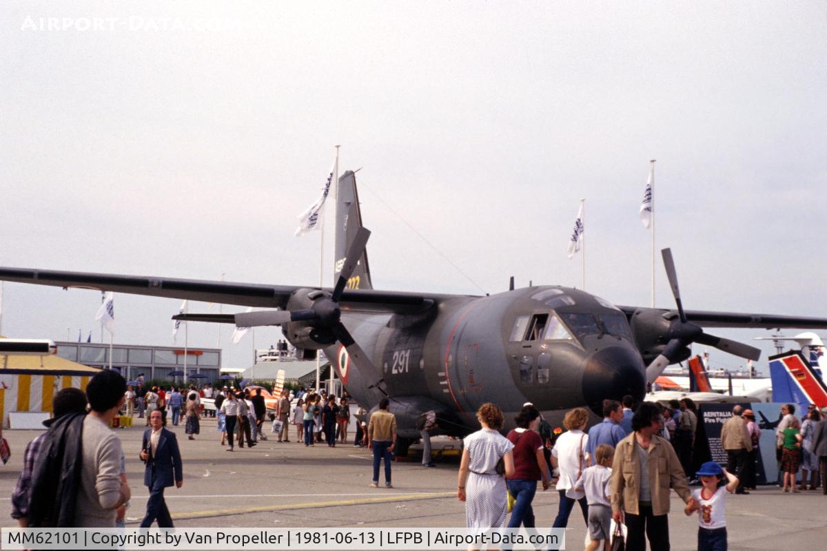 MM62101, Aeritalia G-222TCM C/N 4003, Aeritalia G.222TCM of the Italian Air Force at Le Bourget 1981