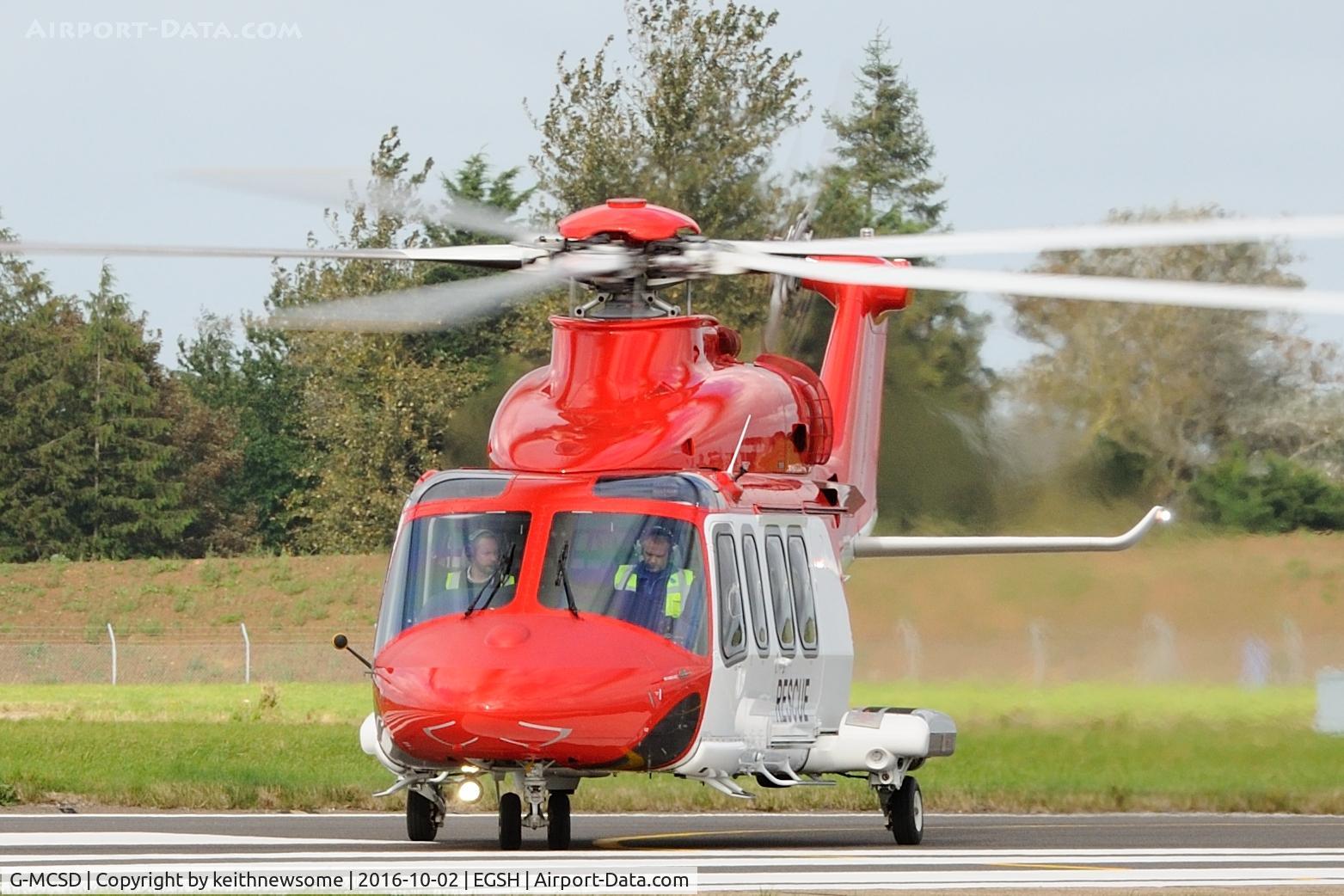 G-MCSD, 2014 AgustaWestland AW-139 C/N 41375, Conclusion of second air test.