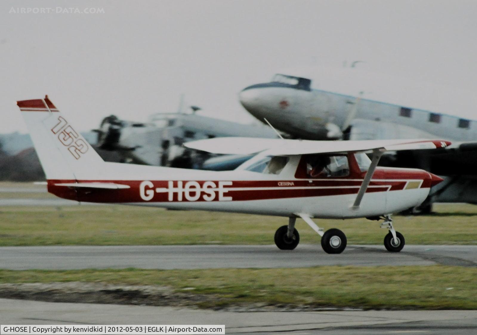 G-HOSE, 1978 Cessna 152 C/N 152-81900, At Blackbushe.