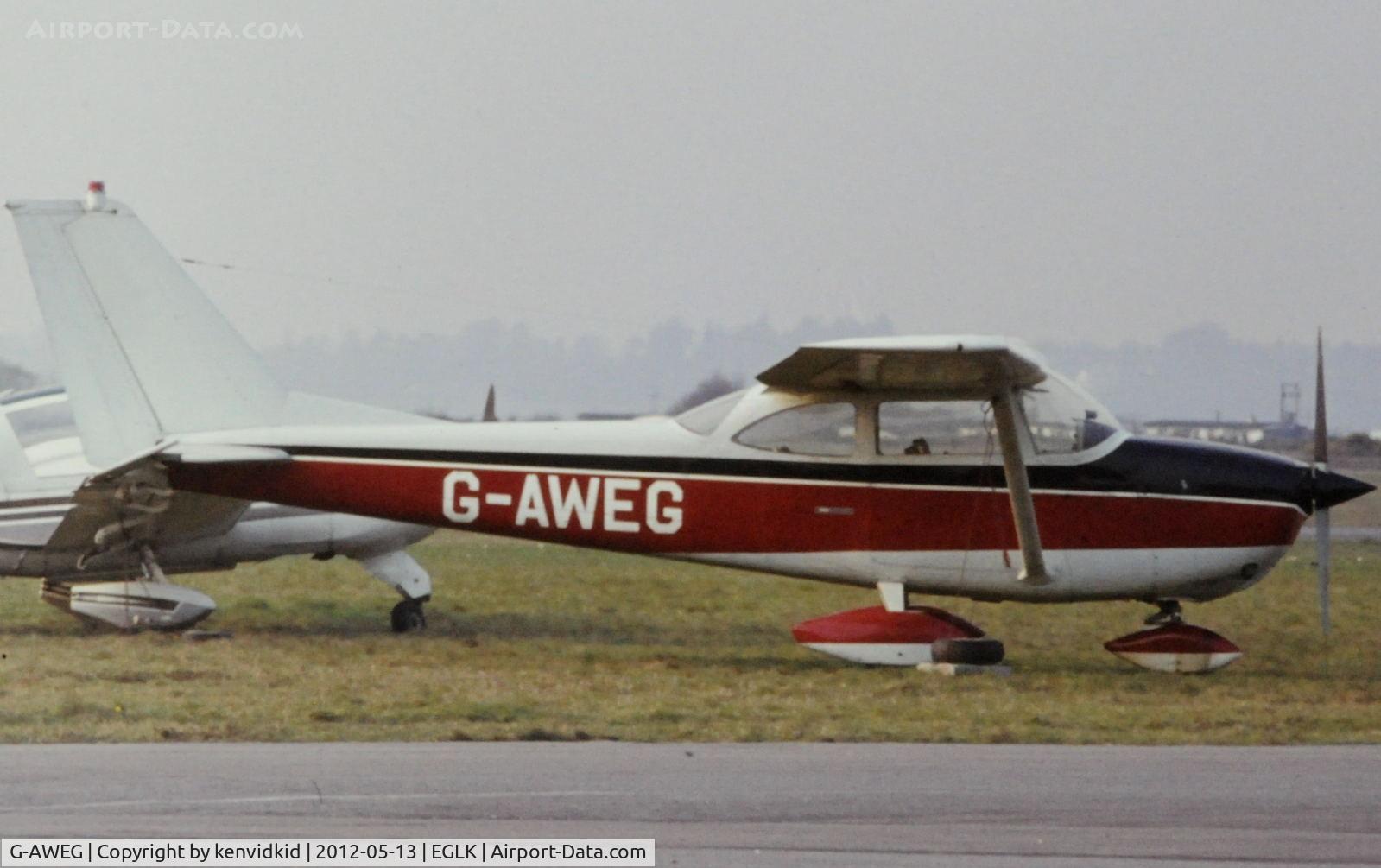 G-AWEG, 1966 Cessna 172G C/N 172-54322, At Blackbushe.