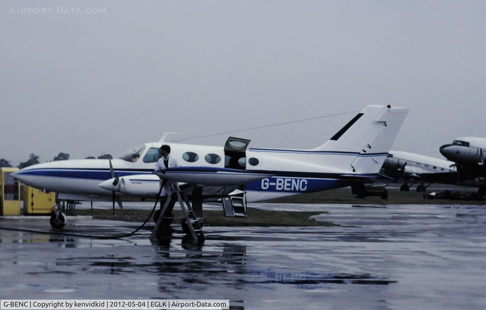 G-BENC, 1970 Cessna 402B C/N 402B-0031, At Blackbushe.