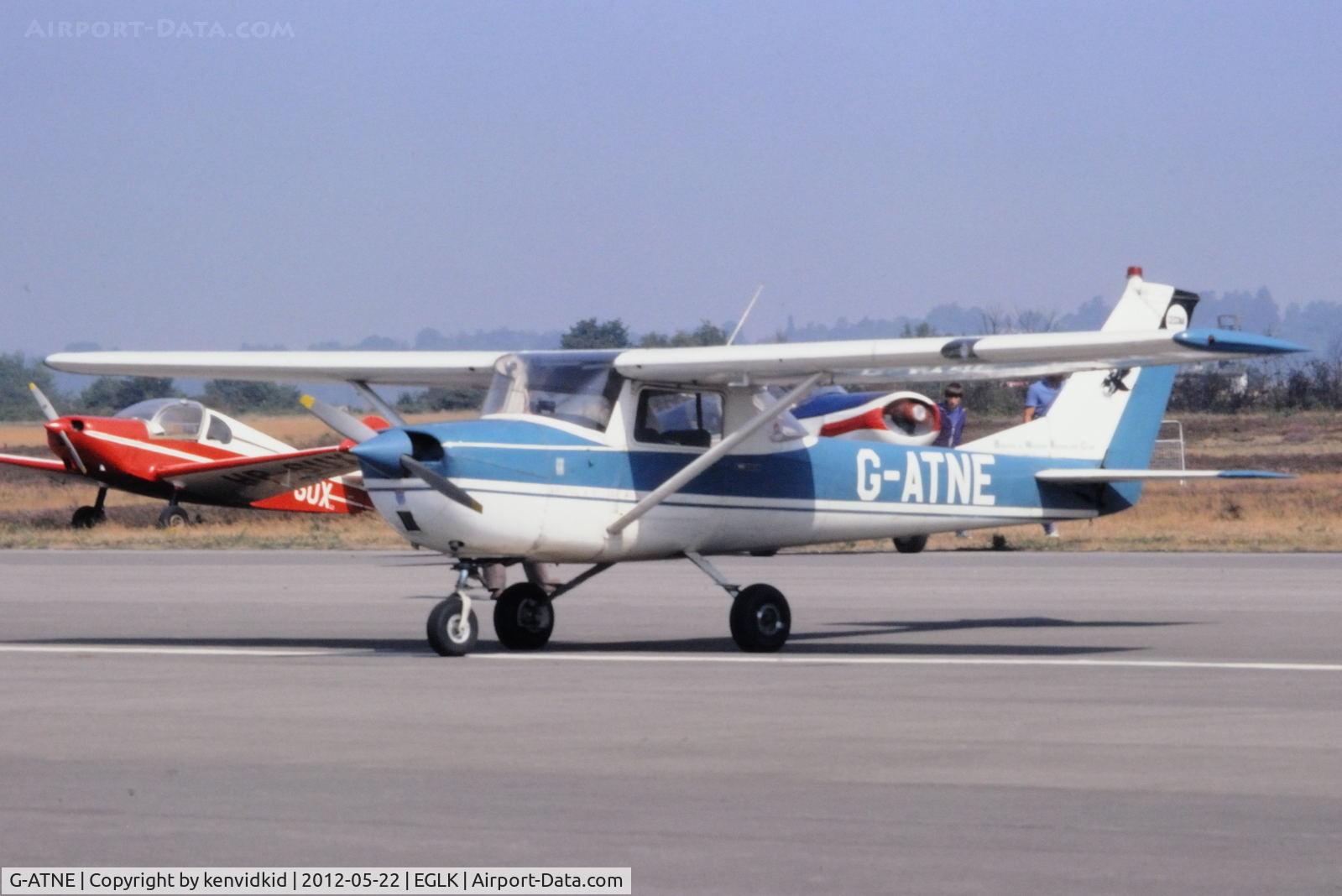 G-ATNE, 1966 Reims Cessna F150F C/N 0042, At Blackbushe.