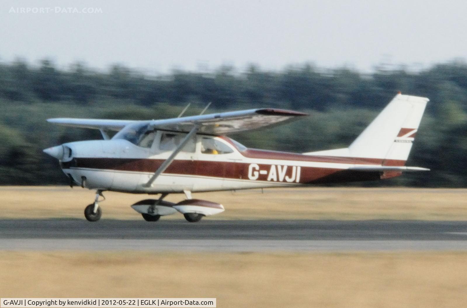 G-AVJI, 1967 Reims F172H Skyhawk C/N 0442, At Blackbushe.