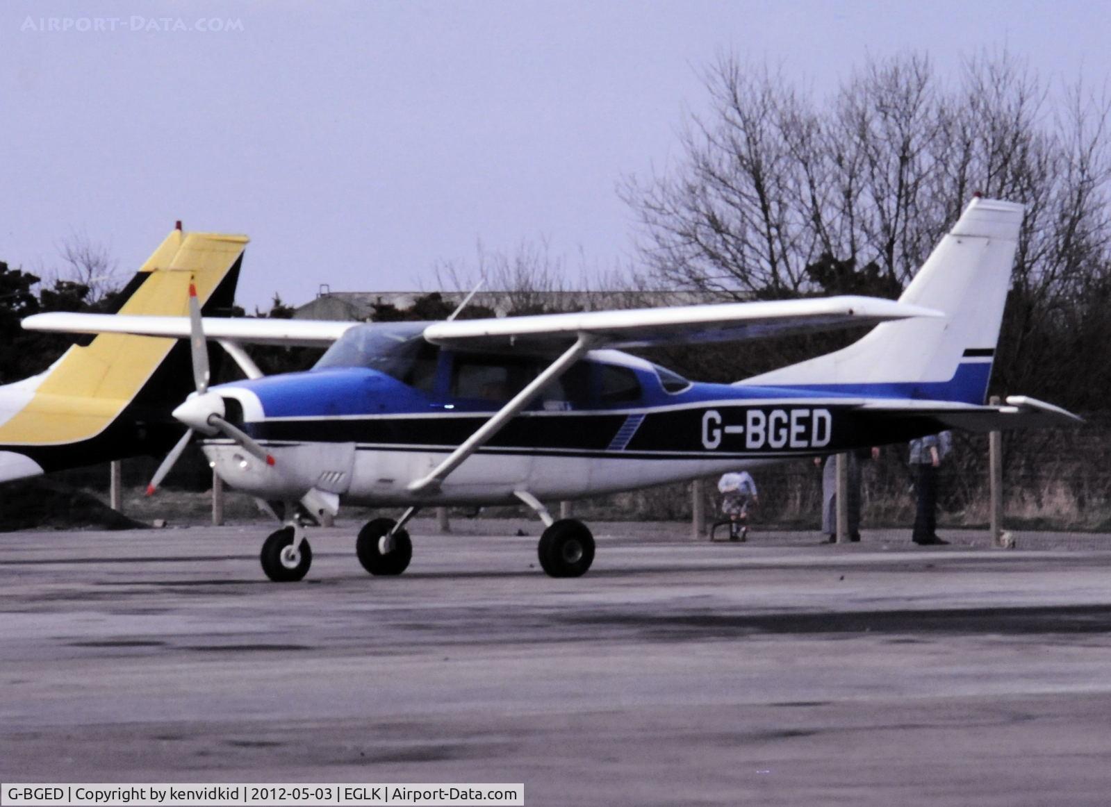 G-BGED, 1974 Cessna U206F Stationair C/N U206-02279, At Blackbushe.
