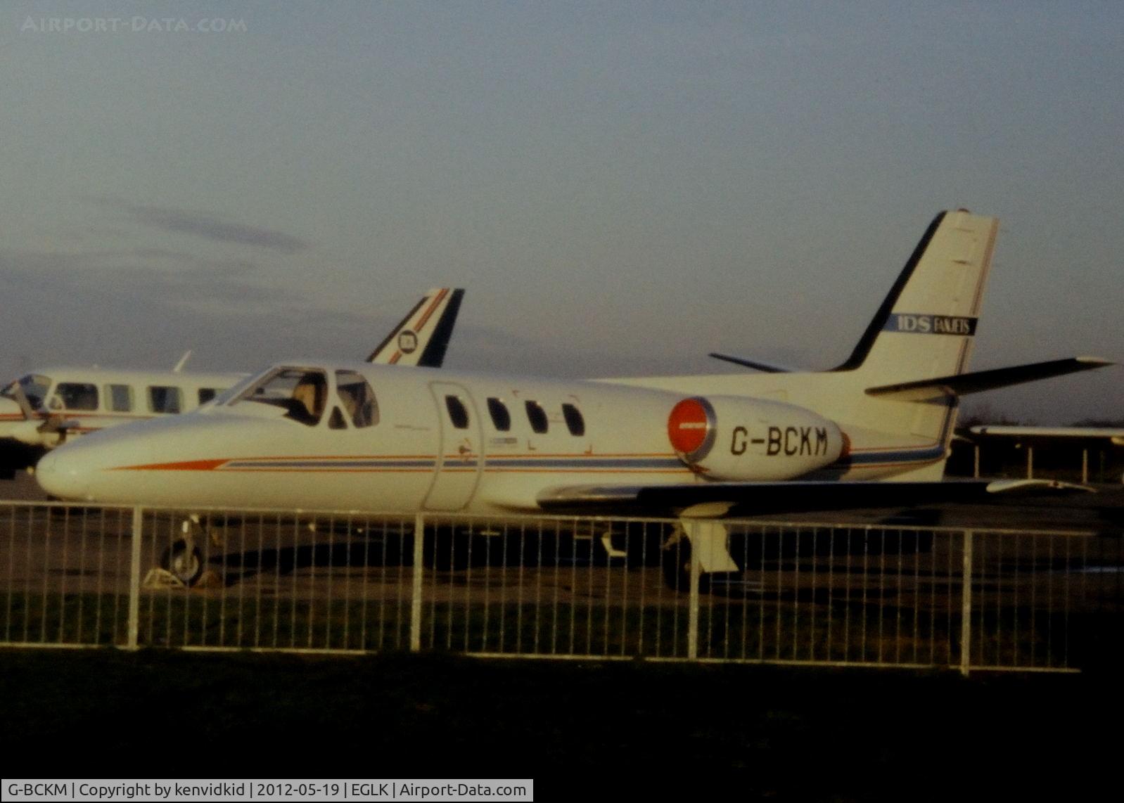 G-BCKM, 1974 Cessna 500 Citation C/N 500-0198, IDS Aircraft. At Blackbushe.