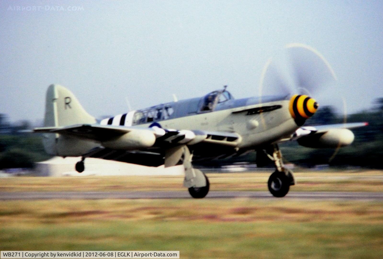 WB271, 1949 Fairey Firefly AS.5 C/N F.8497, At Blackbushe.