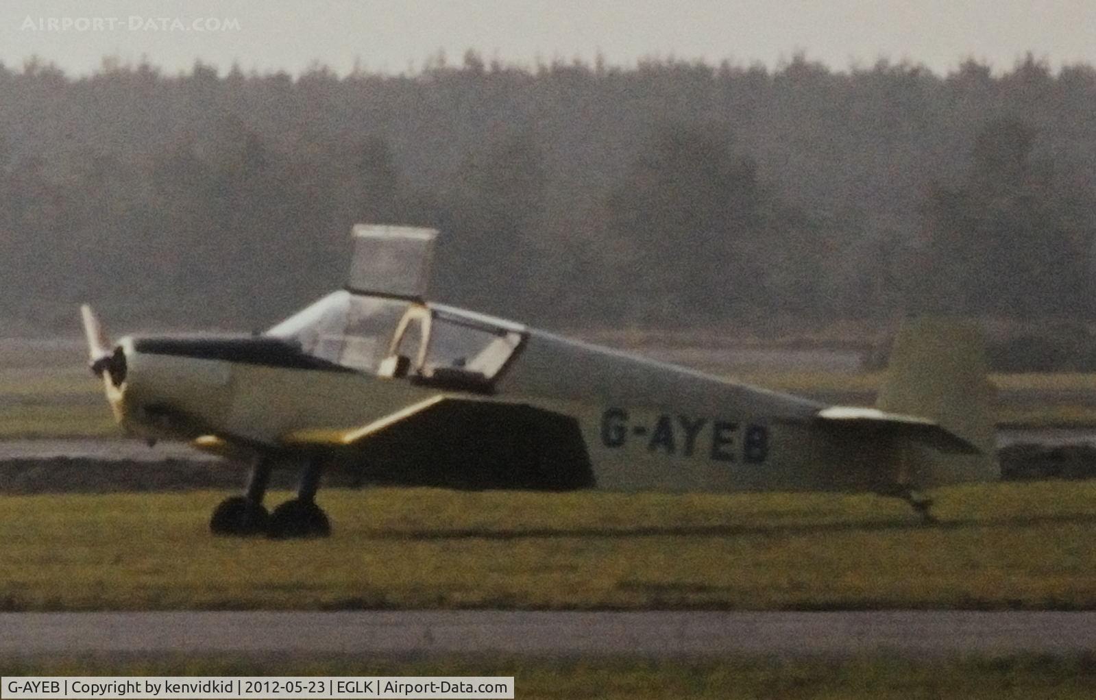 G-AYEB, 1958 Jodel D-112 C/N 586, At Blackbushe.