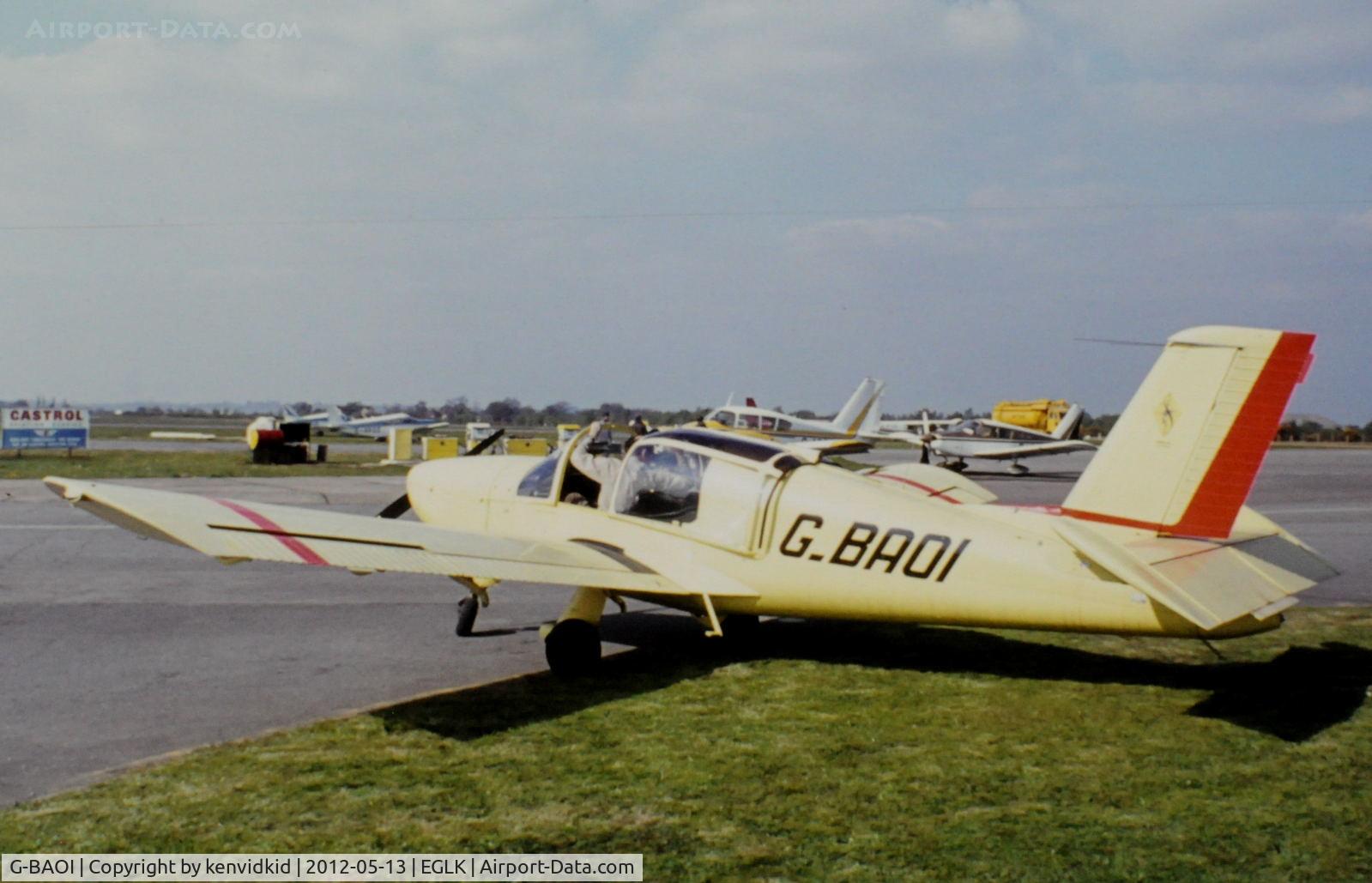 G-BAOI, 1973 Socata MS-880B Rallye Club C/N 2251, At Blackbushe.