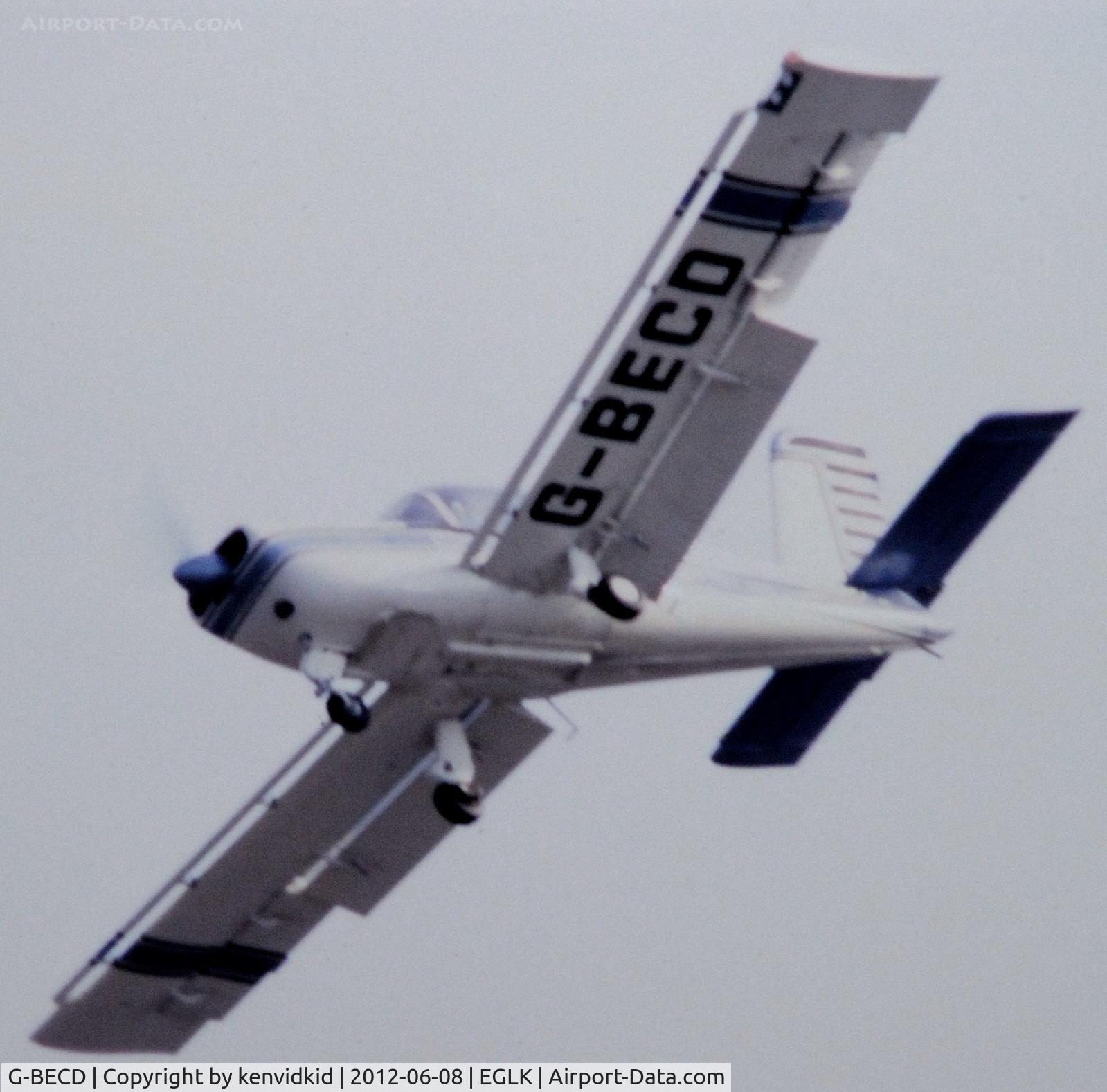 G-BECD, 1976 Socata Rallye 150ST C/N 2812, At Blackbushe.