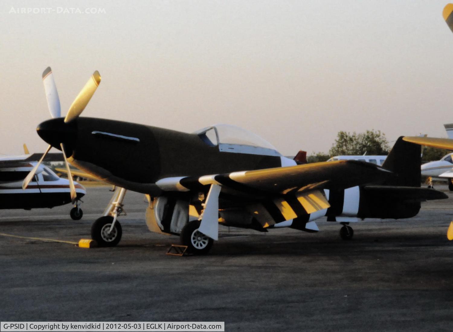 G-PSID, 1944 North American P-51D Mustang C/N 122-31514 (44--63788), At Blackbushe, painted for filming 