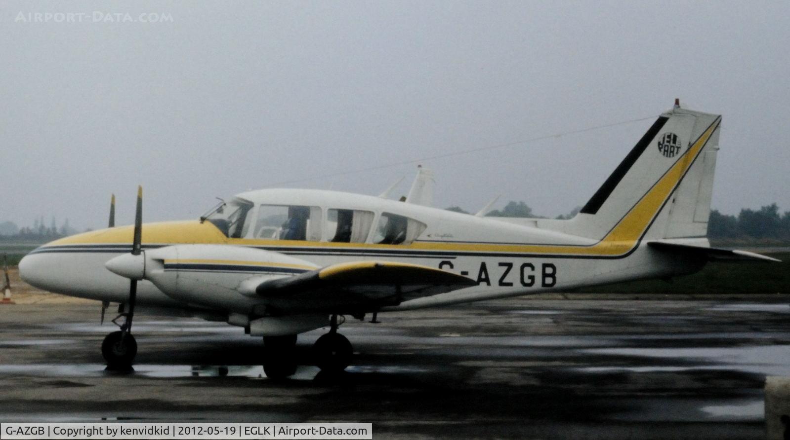 G-AZGB, 1968 Piper PA-23-250 Aztec D C/N 27-4099, At Blackbushe.