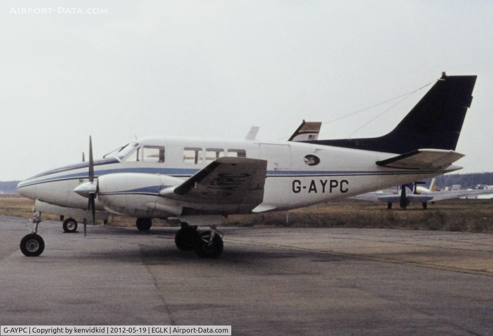 G-AYPC, 1970 Beech 70 Queen Air C/N LB-35, At Blackbushe.