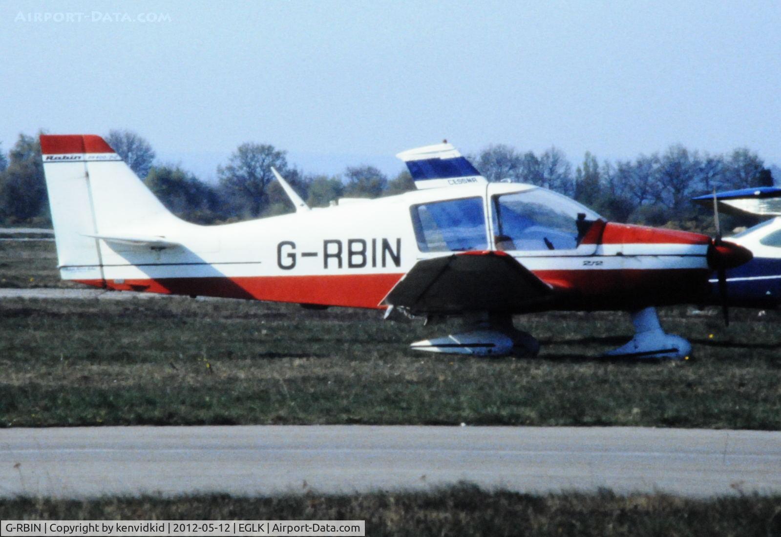 G-RBIN, 1978 Robin DR-400-108  Dauphin 2+2 C/N 1225, At Blackbushe.