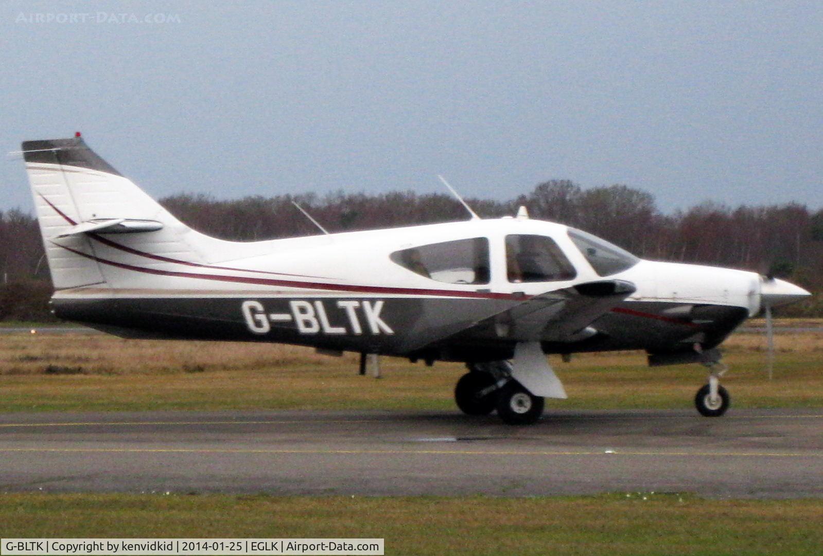 G-BLTK, 1976 Rockwell Commander 112TC C/N 13106, At Blackbushe.